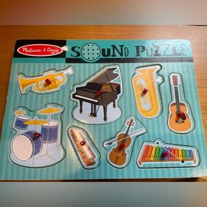 Melissa and Doug sound puzzle music instruments